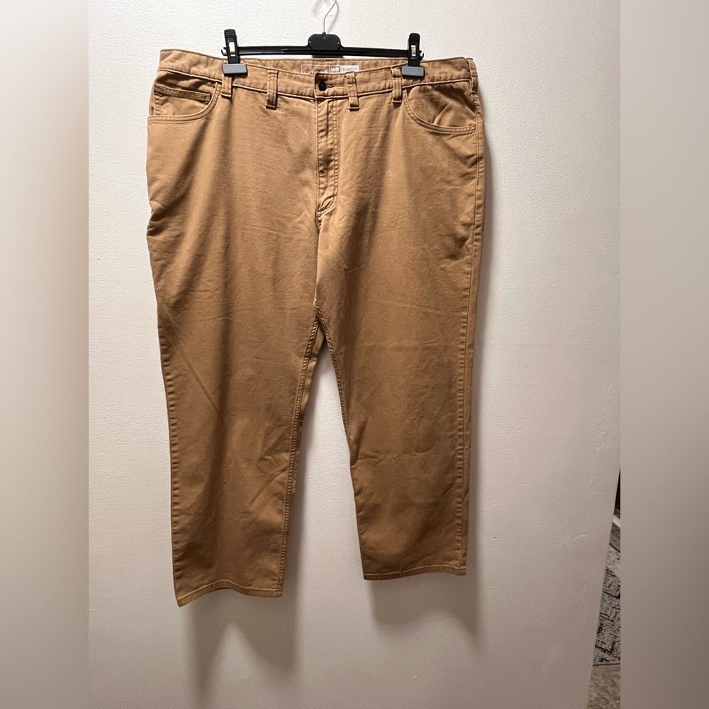 Carhartt Men’s Rugged Flex Durable Relaxed Fit Work Pants, Sz 44x30, Sepia